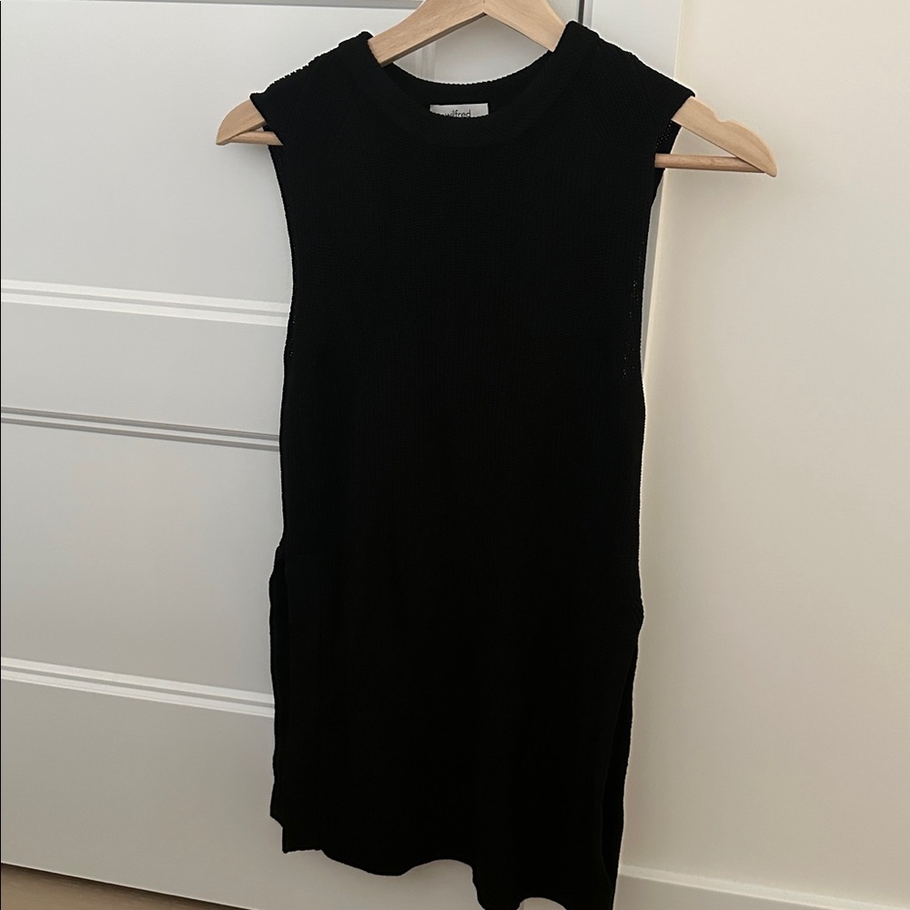 Wilfred Elegant Black Knit Dress